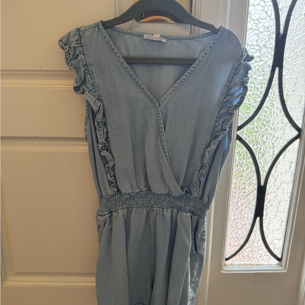 Hayden Girls Blue Ruffle One Piece